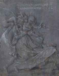 Pair of lovers with the Devil and Cupid, 1503 by Bernhard Strigel