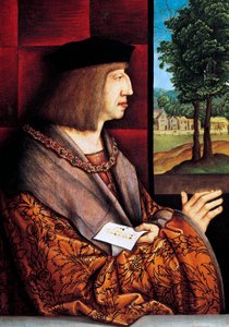 Portrait of Maximilian I of Austria by Bernhard Strigel