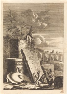 Dogs Pursuing a Cat by Bernhard Zaech after Jonas Umbach