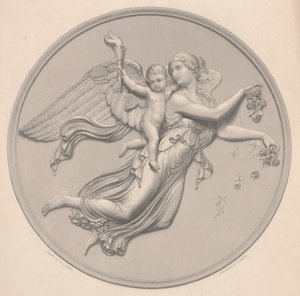 Morning, drawn by F. R. Roffe, engraved by William Callio Roffe, mid-19th century by Bertel (after) Thorvaldsen