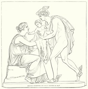 Mercury presenting the Infant Bacchus to Ino by Bertel after Thorvaldsen