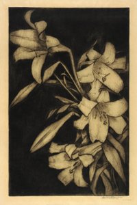 Easter, or Madonna, Lilies by Bertha E. Jaques