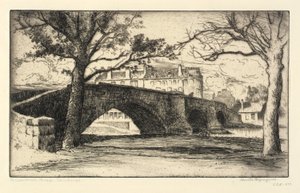 Musselburgh Bridge, Edinburgh by Bertha E. Jaques
