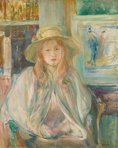 Girl in a Straw Hat