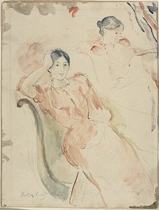 Jeanne Pontillon by Berthe Morisot