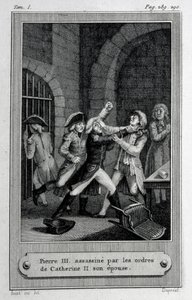 The Assassination of Emperor of Russia Peter III Fyodorovich on 17th July 1762, 18th century