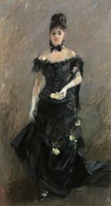 Woman in Black or Before the Theatre