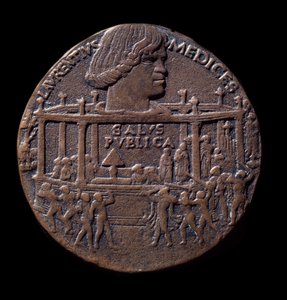 Bronze Medal on the Pazzi Conspiracy (1478)