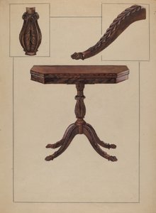 Card Table by Bessie Forman