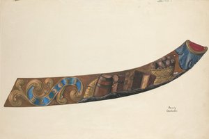 Nameboard from Schooner by Beverly Chichester
