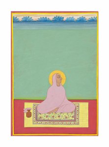 A Portrait of Maharaja Shri Narayan Ji, c.1830 by Bhati Shankar Das