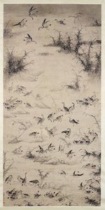 One Hundred Geese by Bian Shoumin