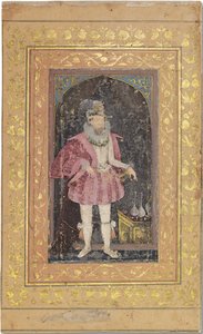 A Rare Mughal Portrait of James I, c.1615-18