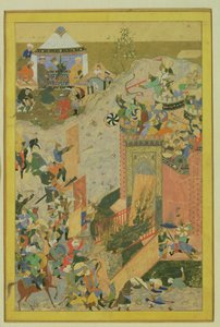 Assault on a Castle, Persian, Timurid Period