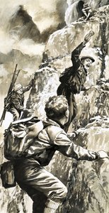 Climbing in the Peak District by Bill Lacey