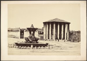 Temple of Vesta - Rome by Bisson Frères
