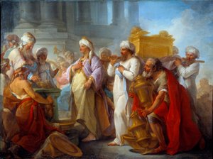 Solomon in Front of the Ark of the Covenant