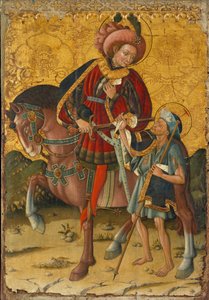 Saint Martin Sharing His Cloak, c. 1440