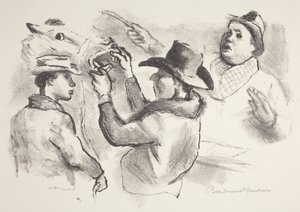Horse Auction by Boardman Robinson