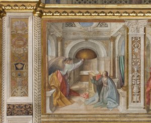 Central Nave, Third North Span, Annunciation
