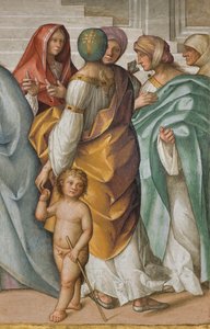 Central Nave, Second North Span, Marriage of the Virgin, Boccaccio Boccaccino 1514-15, (detail)