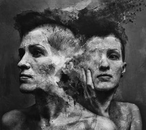 Textured Duality Portrait