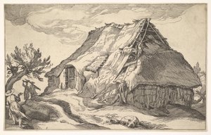 Landscape with Farmhouse by Boetius Adams Bolswert