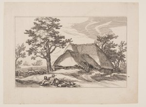 Plate 12, from Landscapes with Farmhouses