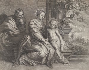The Holy Family with a Parrot