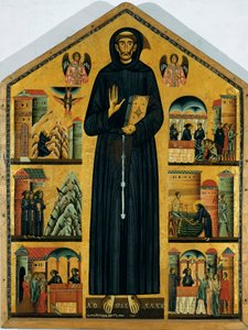 Life of Saint Francis of Assisi. Painting on wood, 1235