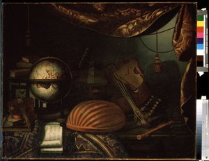 Still life with musical instruments