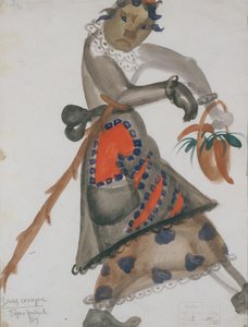 Costume Design for the Opera Snow Maiden by N. Rimsky-Korsakov