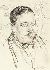 Portrait of the artist Ilya Mashkov by Boris Dmitrievich Grigoriev