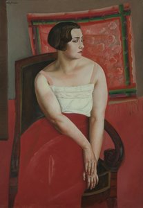 Portrait of a Young Woman by Boris Dmitryevich Grigoriev