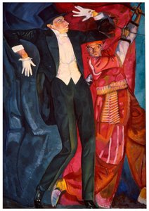 Portrait of the stage producer Vsevolod Meyerhold by Boris Grigor