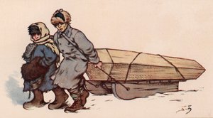 A Burial in Soviet Russia by Boris Vasilievich Zvorykin