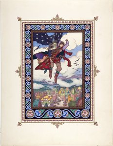 Illustration for the Fairy Tale Marya Morevna by Boris Vasilievich Zvorykin