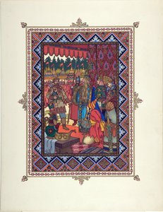 Illustration for the Fairy Tale Marya Morevna by Boris Vasilievich Zvorykin