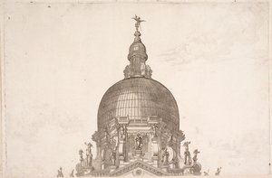 Procession to Santa Maria della Salute 1631 by Boschini
