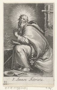 Saint Ammonius the Great as a Hermit (Sacra Eremus Ascetarvm)