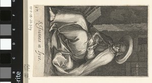 Saint John of Lycopolis as a Hermit in His Cell (series: Hermits, Sacra Eremus Ascetarvm) by Boëtius Adamsz. Bolswert