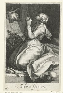 Saint Melania the Younger as a Hermit