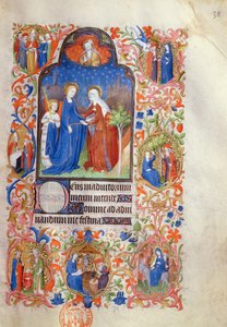 The Visitation (from the Boucicaut Hours)