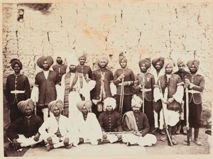 Soldiers of the 29th (Punjab) Regiment of Bengal Native Infantry in Afghanistan