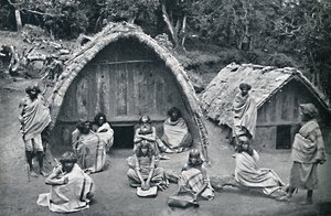 A Toda Home in a Native Hamlet, India by Bourne and Shepherd