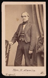 Portrait of Hannibal Hamlin 1809-1891
