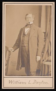 Portrait of William Lewis Dayton, Before 1864
