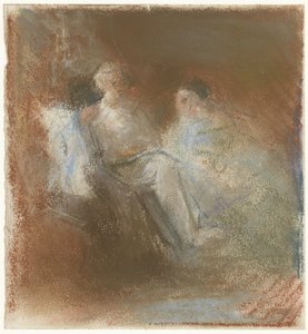 A. Grandmont with a Book and Two Women