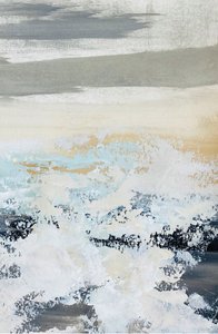 Abstract Ocean Waves by Breanna Megan Studio
