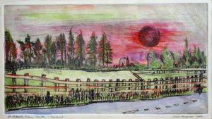Sunset, Hedgerley Green by Brenda Brin Booker